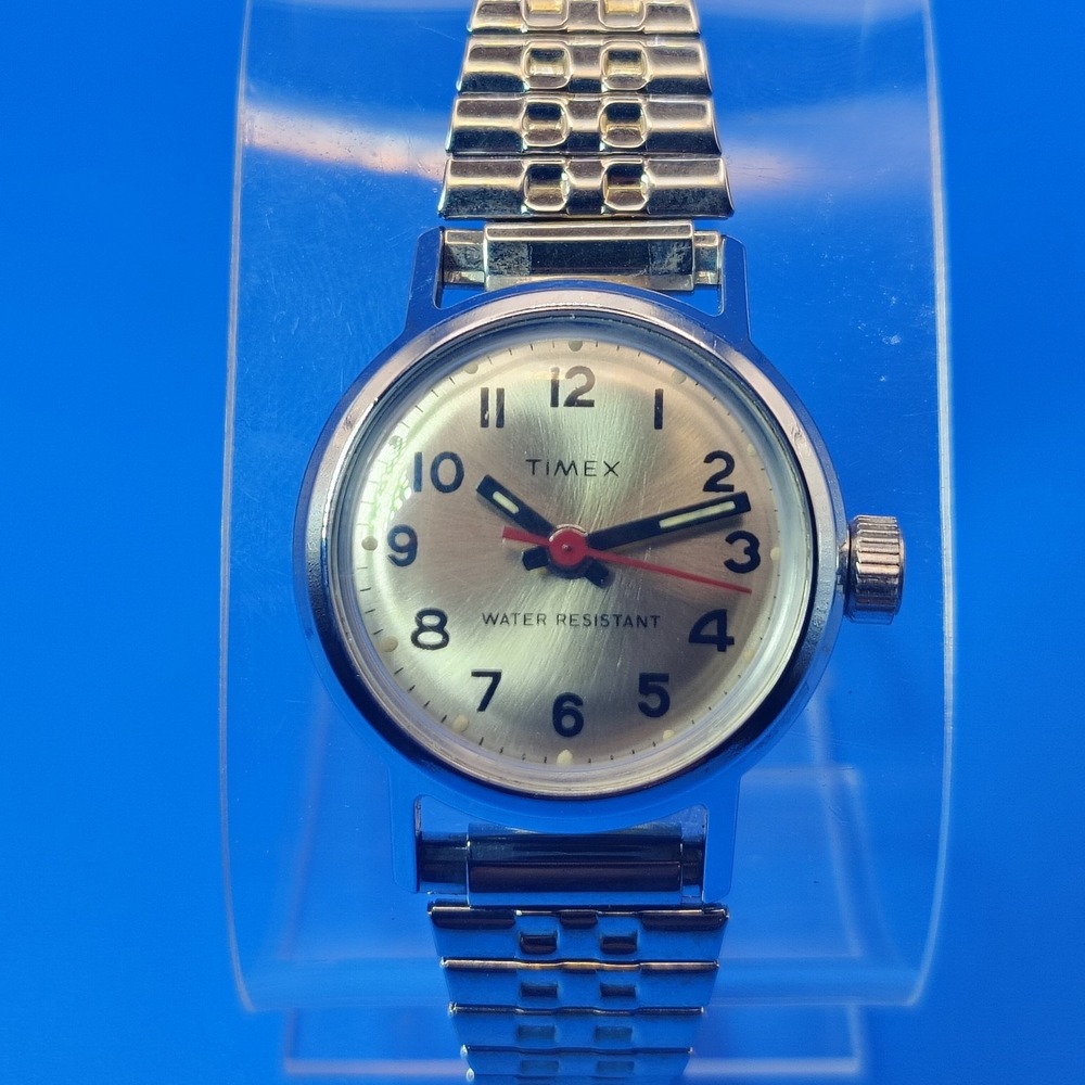 Vintage 1976 Timex Mechanical Manual Wind 24mm Women's Watch Fully Restored